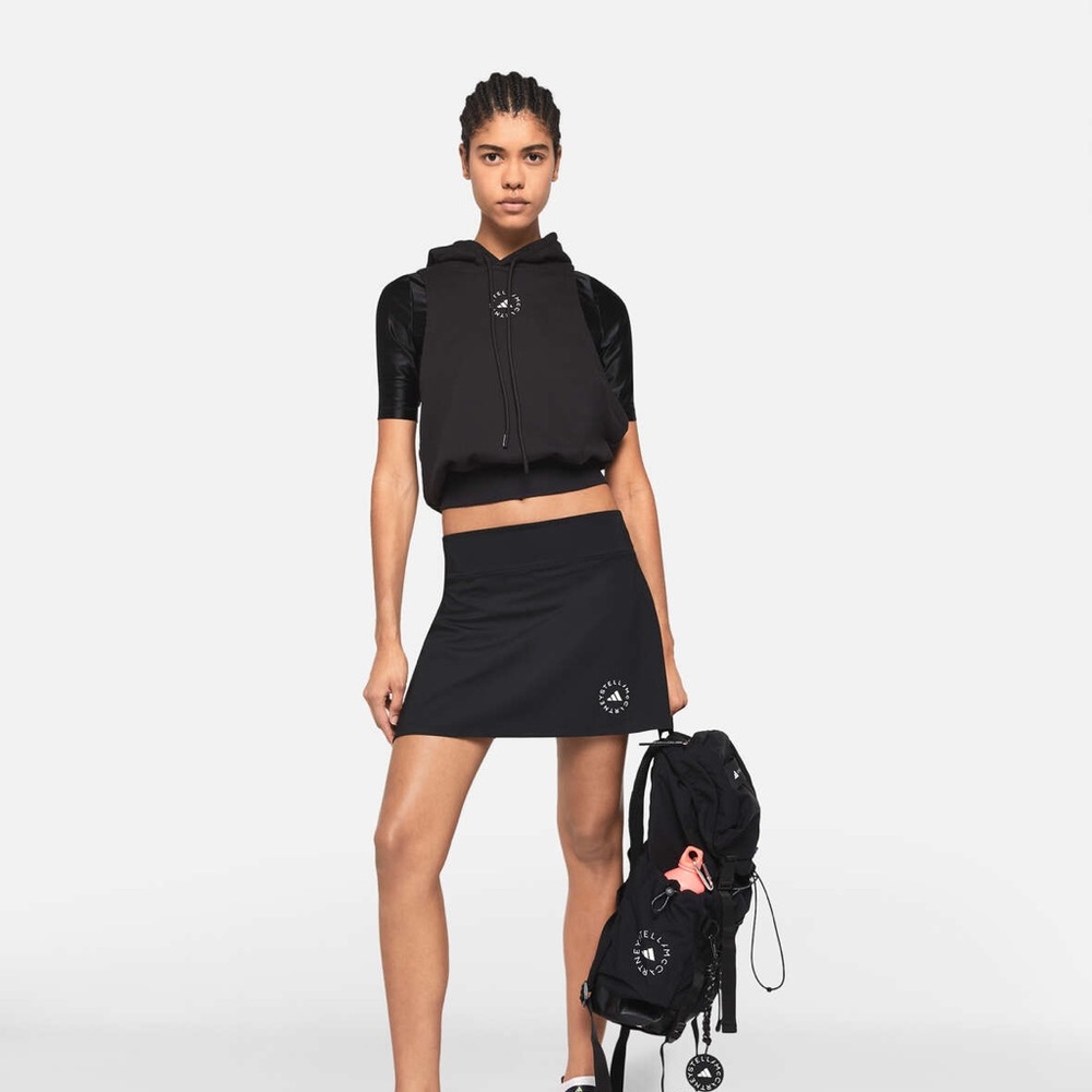 Adidas by Stella McCartney TrueCasuals Sportswear Sleeveless Hoodie black